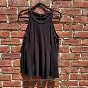 Torrid Women's Halter Tunic Tank Top Black Size 1|1X